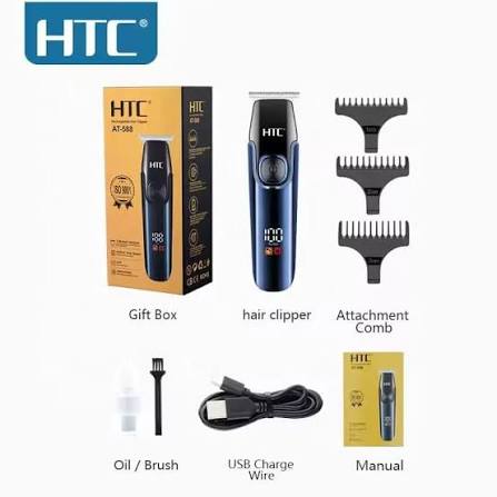 HTC Hair Clipper and Beard Trimmer for Men - AT-588 - Image 3